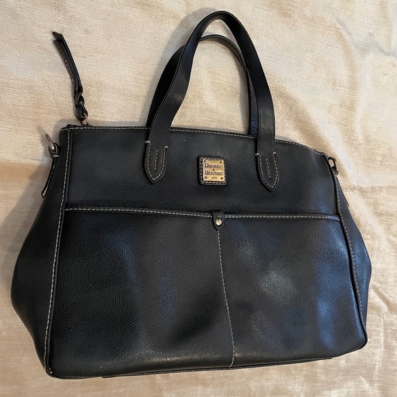 Dooney & Bourke Black Satchel Bag - Picture 1 of 5